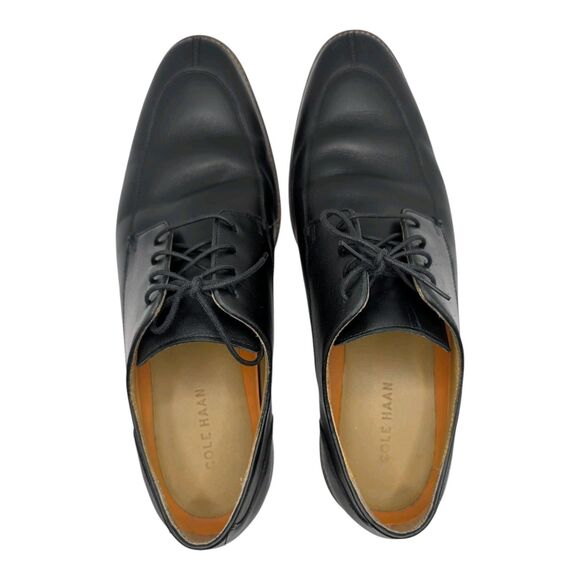 Cole Haan Men\'s Lenox Hill Leather Split Toe Oxford Shoes Black Size 11 Career main image 5